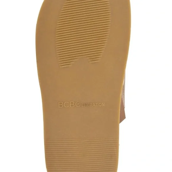 BCBGeneration Bamba Double Buckle Slide Sandals Brown Birkenstock Style 7.5 NWT - Picture 5 of 9